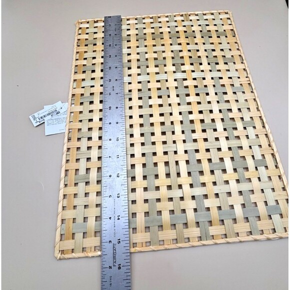8 IKEA Woven Placemat, Bamboo, 15.35" (SET OF 8)  NEW - Picture 4 of 6